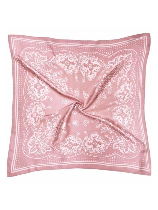 Z-A LLC Accessories - 27x27 Blush Pink Paisley Wild Rag Western Cowgirl Scarf